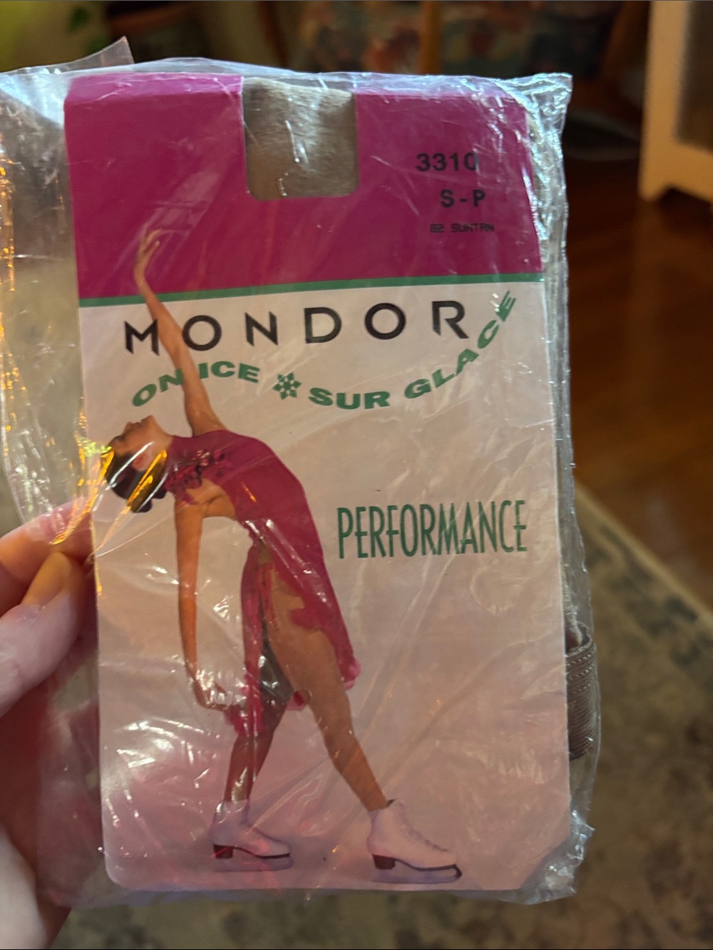 Monroe Womenβs Performance Dance/Skating Tights - Suntan